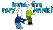 Grandma Sticker by Simon Super Rabbit