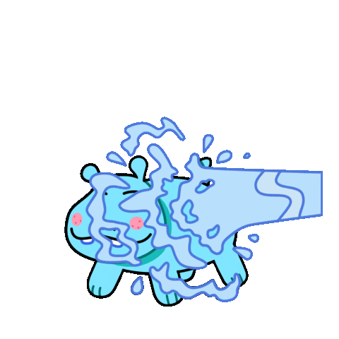 SparklesMagicalMarket giphyupload water sparkles bath Sticker