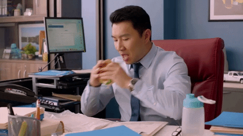 hot dog oops GIF by Kim's Convenience