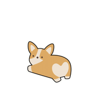 Corgi Sticker