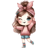 Girl Sticker
