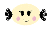 lucyintheskyoficial feliz piscadinha piscada boneca Sticker