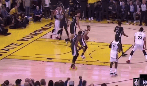 hi five curry GIF