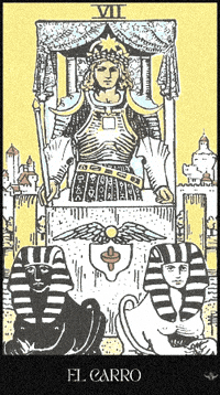 The Chariot Tarot Card GIF by Luna y el Tarot