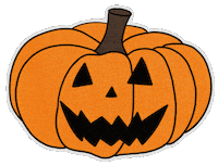 Halloween Pumpkin Sticker by Decorating Outlet