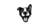 Dog Smile Sticker by Vulcano Schinken