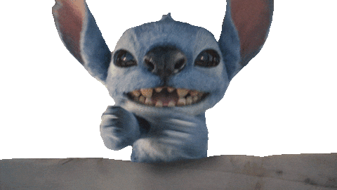 Happy Lilo And Stitch Sticker by Walt Disney Studios