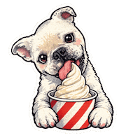 Ice Cream Love Sticker by abana a cauda