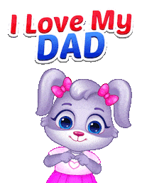 Love You Family Sticker by Lucas and Friends by RV AppStudios