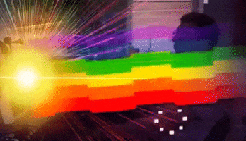 Rainbow Burst GIF by alexibexi