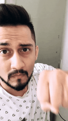 digitalpratik giphyupload punch punching face punch GIF