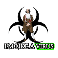The Plague Virus Sticker