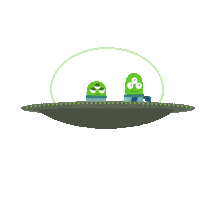 Shooting Star Cartoon Sticker
