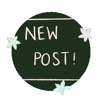 Flower Post Sticker