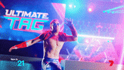 UltimateTagAU excited fitness gym jump GIF