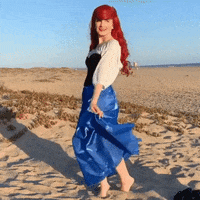 little mermaid spinning GIF