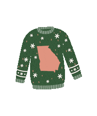 Sweater Weather Christmas Sticker by Explore Georgia