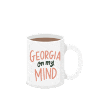 Peach State Coffee Sticker by Explore Georgia