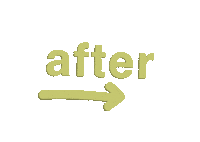 Before And After Arrow Sticker by The Sorry Girls