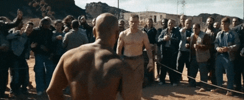 SEN_GxM giphyupload punch matt damon knock out GIF