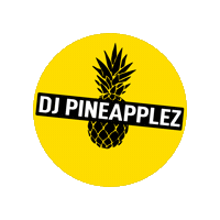 Logo Spin Sticker by DJ Pineapplez