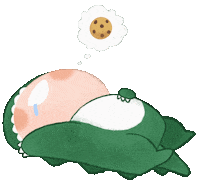 Sleep Cookie Sticker by whee