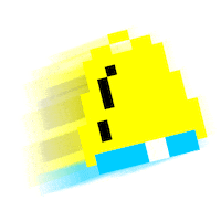 Waka Waka Pacman Sticker by Knobby