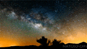 time lapse stars GIF