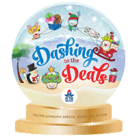 Christmas Snow Sticker by KTASuperStores