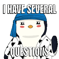 Excuse Me What Sticker by Pudgy Penguins