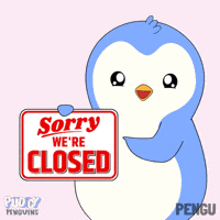 Penguin Were Closed GIF by Pudgy Penguins