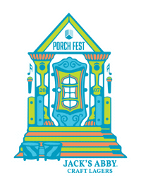 jacksabby porchfest jacks abby porch fest Sticker