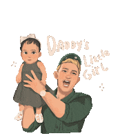 Girl Family Sticker by Rafhi Dominic