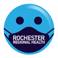Health Care Mask Sticker by Rochester Regional Health