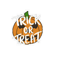 Trick Or Treat Halloween Sticker