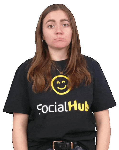 Sad Cry Sticker by SocialHub