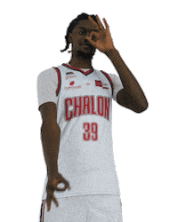 Basketball Celebration Sticker by Elan Chalon