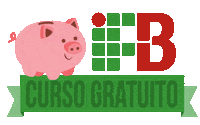 Instituto Federal Pig Sticker by IFB