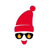 Fire Sunglasses Sticker by la Plagne