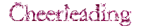 cheerleading STICKER