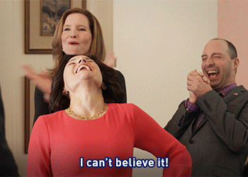 Excited Julia Louis Dreyfus GIF by HBO