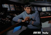 leonard nimoy rubbing hands GIF by HULU