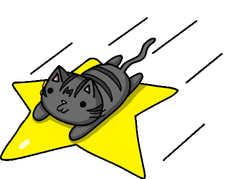 Cats In Space Cat Sticker by Tutimon