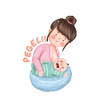 AlpremioIndonesia baby thank you korea mommy Sticker