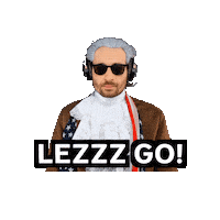Lets Go Sticker