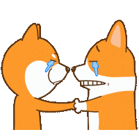Corgi Shiba Sticker