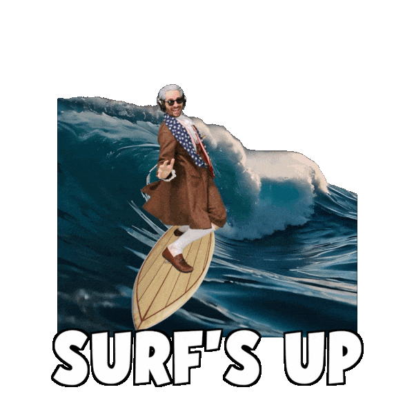 Surf Up Sticker