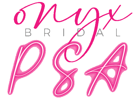 Wedding Dress Neon Sticker by Onyx Bridal