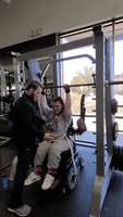 Woman With Cerebral Palsy Lifts Herself Up for First Time at Texas Gym