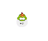 Happy Birthday Help Sticker by Om Nom
